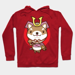 Samurai Shiba inu Hoodie